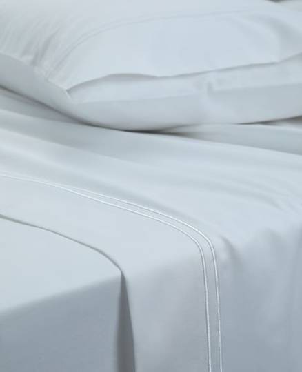MM Linen - Boutique 600TC Sheet Set / Fitted Sheets/ Pillowcases / Eurocases - White
